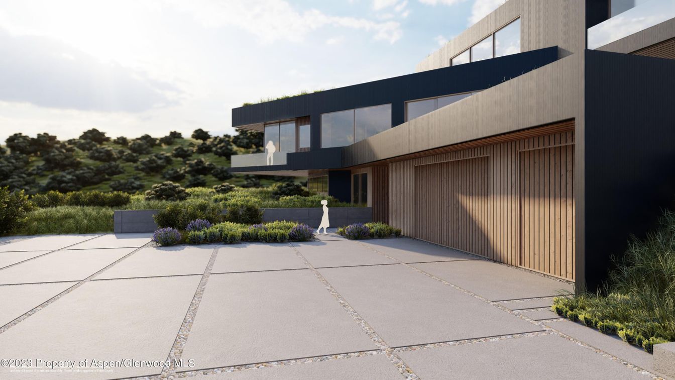 Attached, Exterior, Facade, Modern