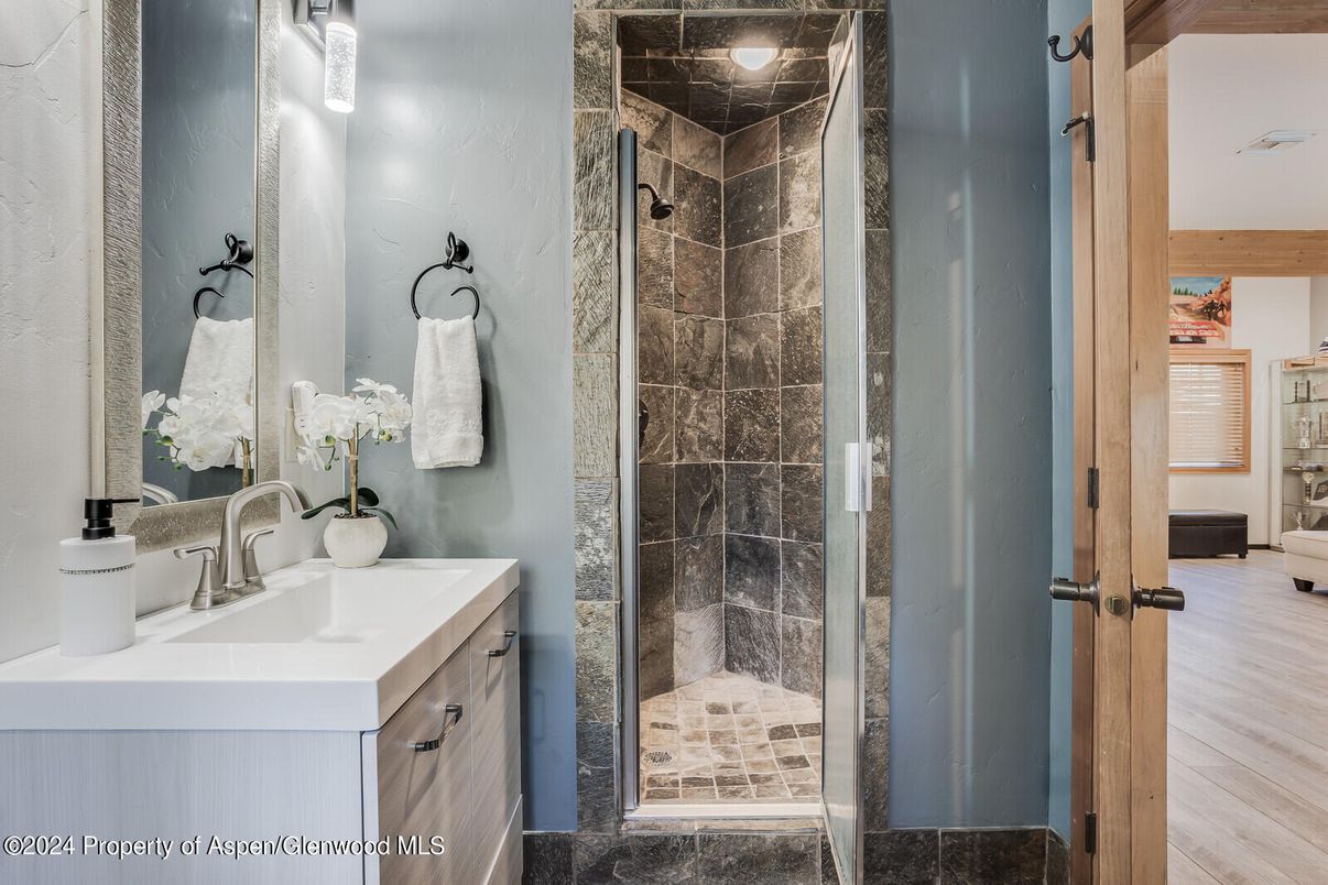 Bathroom, Interior, Wood Texture Flooring