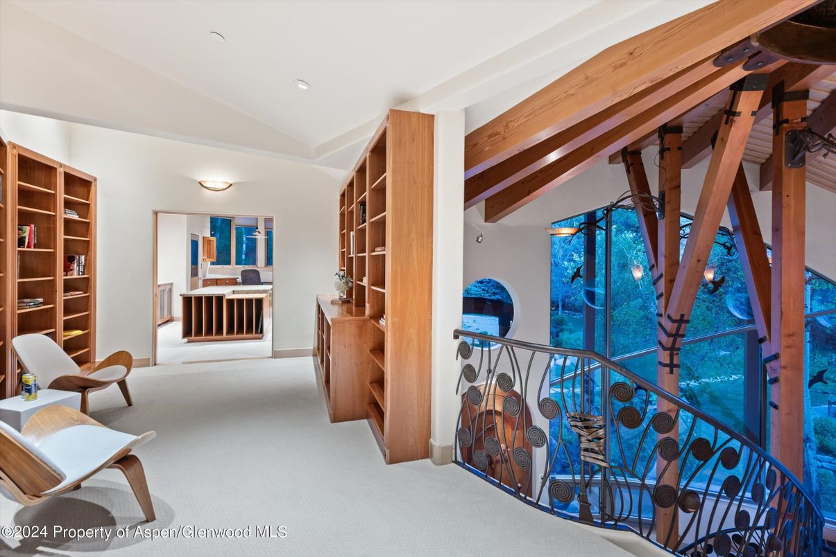 Interior, Recessed Lighting, Wooden Beams