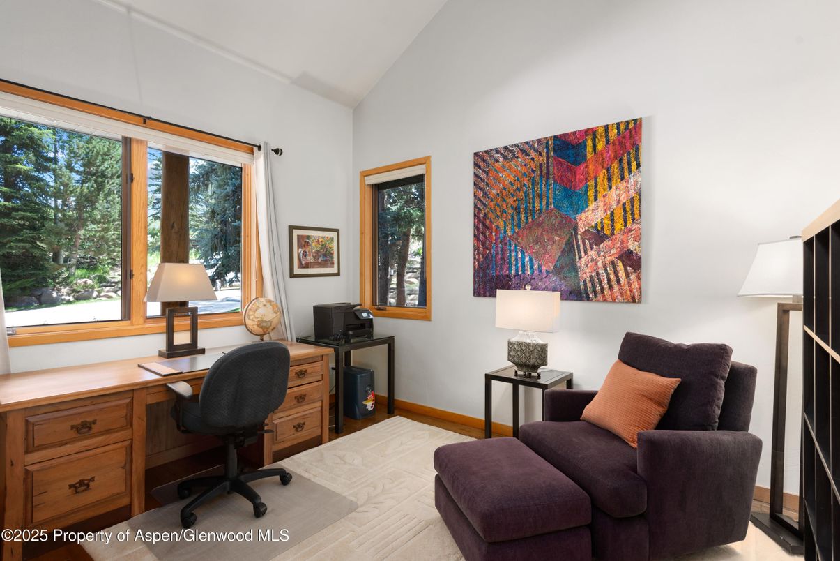 Home Office, Interior, Wood Texture Flooring