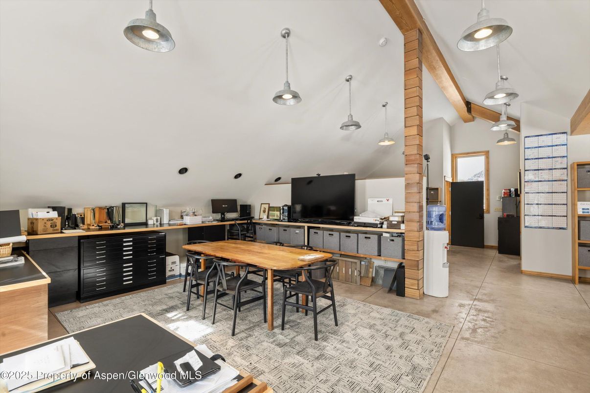 Home Office, Interior, Pendant Lights