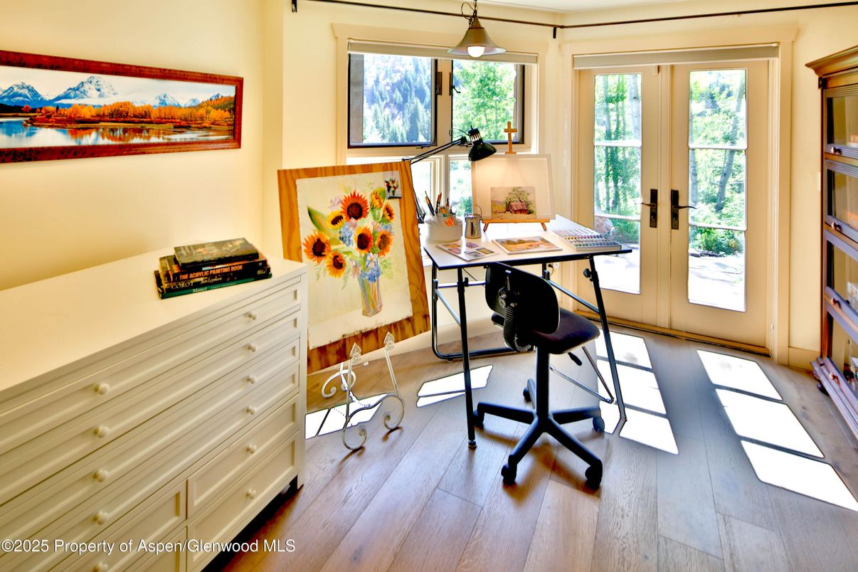 Home Office, Interior, Wood Texture Flooring