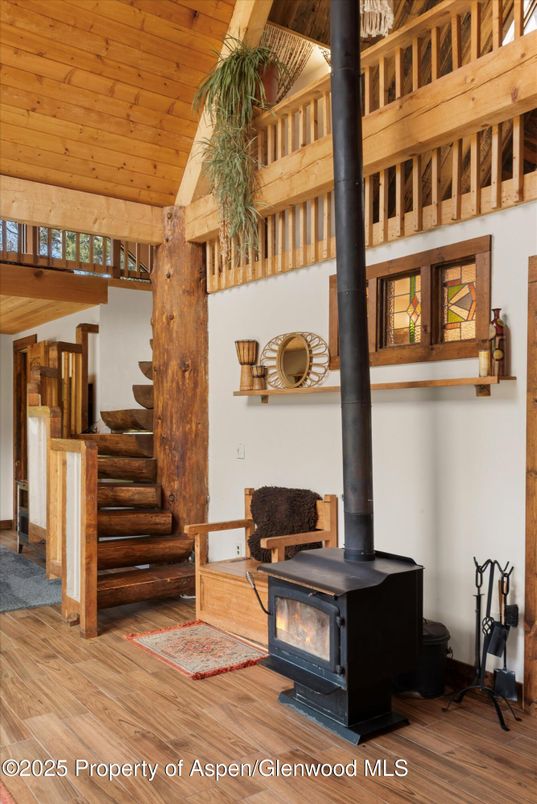 Fireplace, Interior, Wooden Ceilings, Wood Texture Flooring
