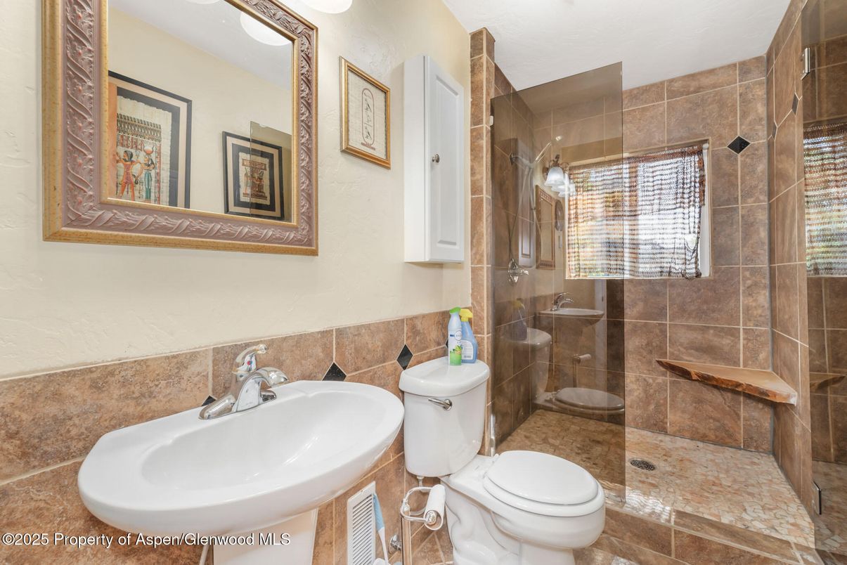 Bathroom, Glass Shower, Interior