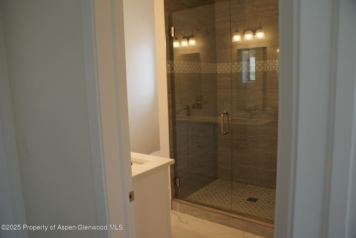 Bathroom, Glass Shower, Interior