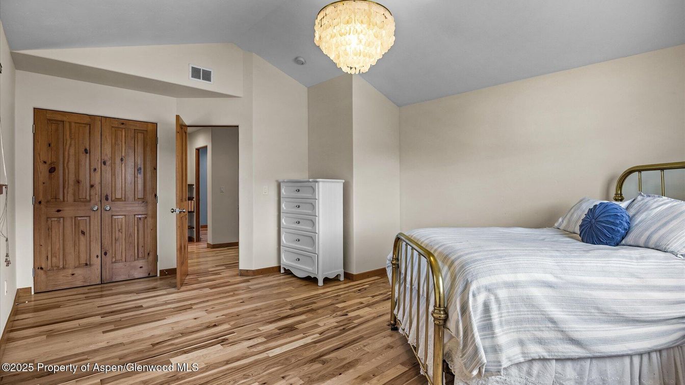 Bedroom, Chandelier, Interior, Wood Texture Flooring