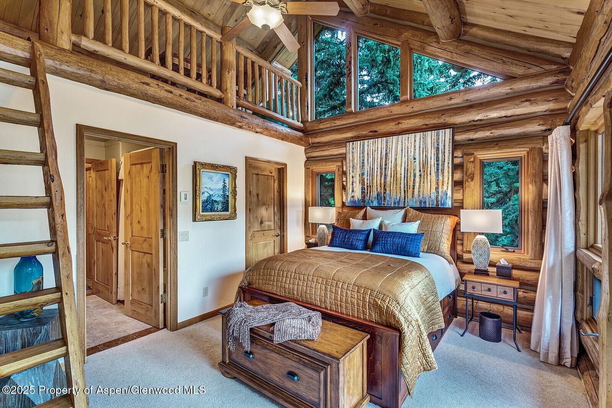 Bedroom, Interior, Wooden Beams, Wooden Ceilings, Wooden Walls
