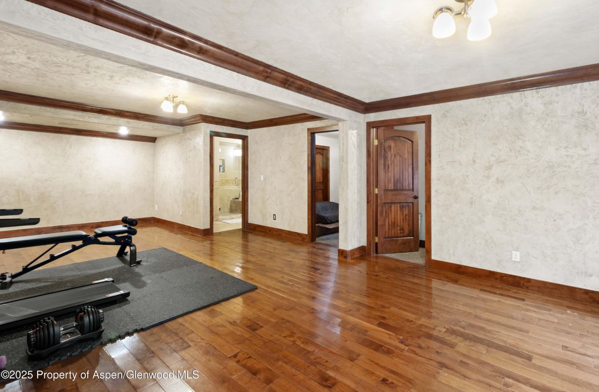 Fitness Equipment, Interior, Wood Texture Flooring
