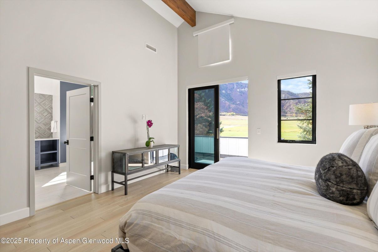 Bedroom, Interior, Wooden Beams, Wood Texture Flooring