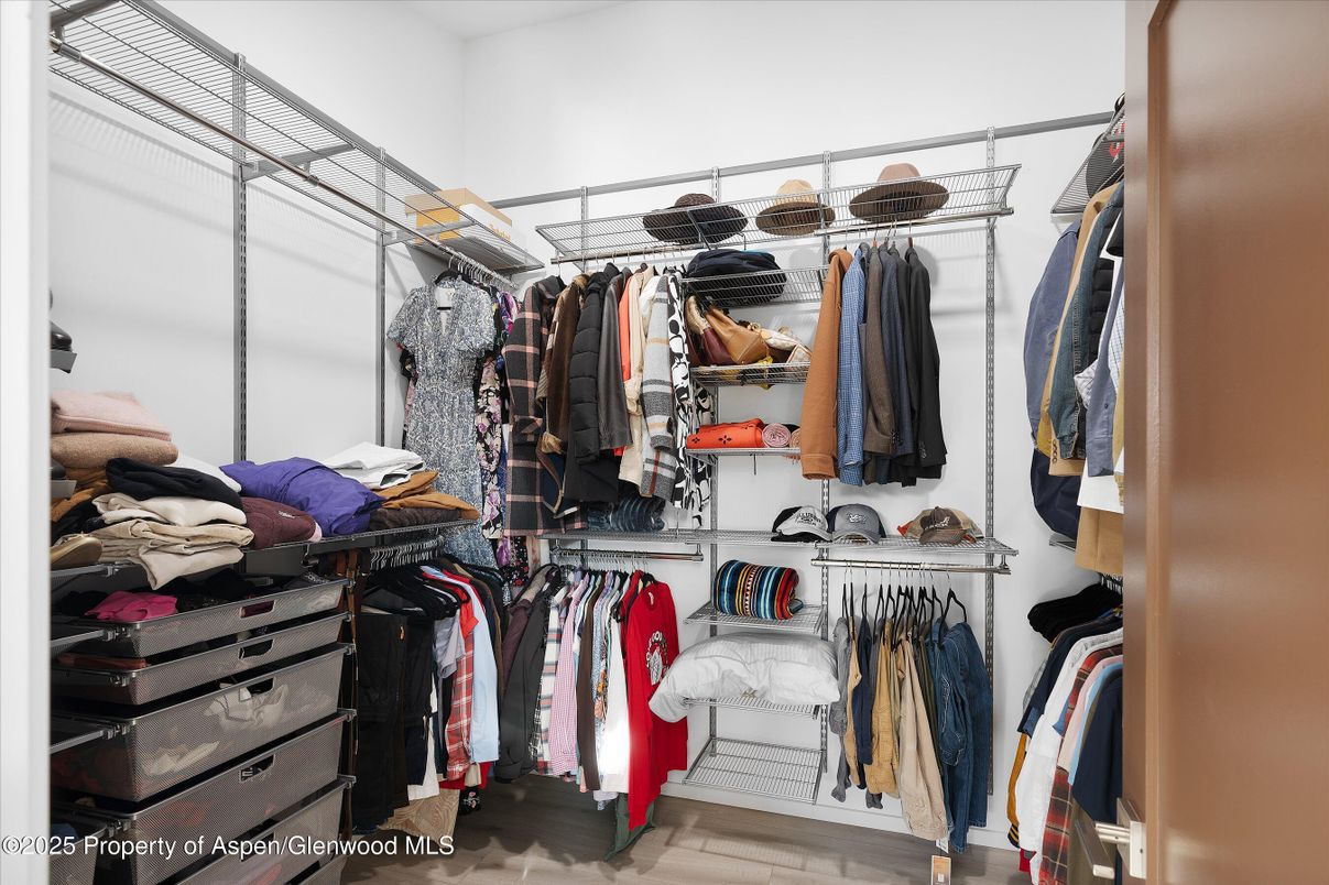 Interior, Walk-in Closets, Wood Texture Flooring
