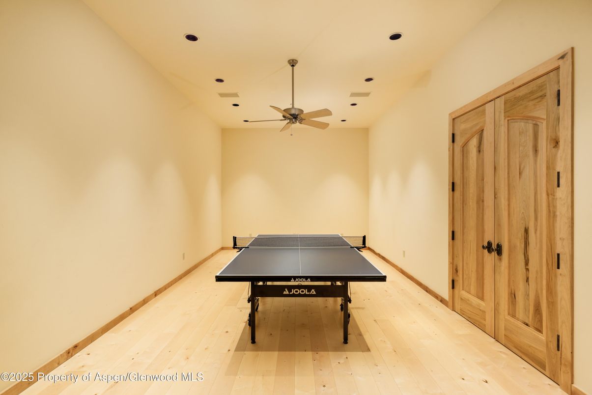 Game Room, Interior, Recessed Lighting, Wood Texture Flooring