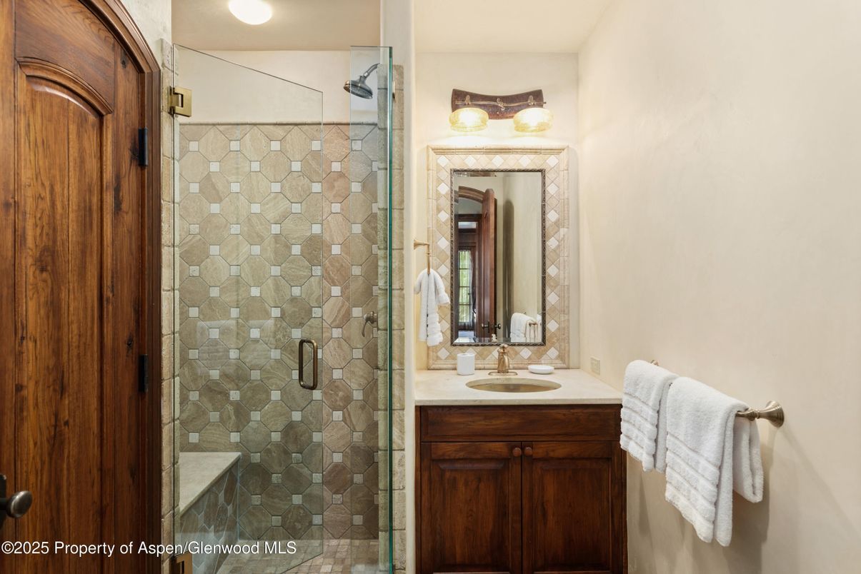 Bathroom, Glass Shower, Interior