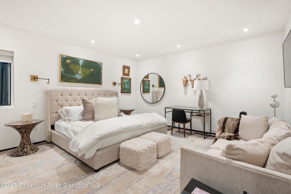 Bedroom, Home Office, Interior, Recessed Lighting