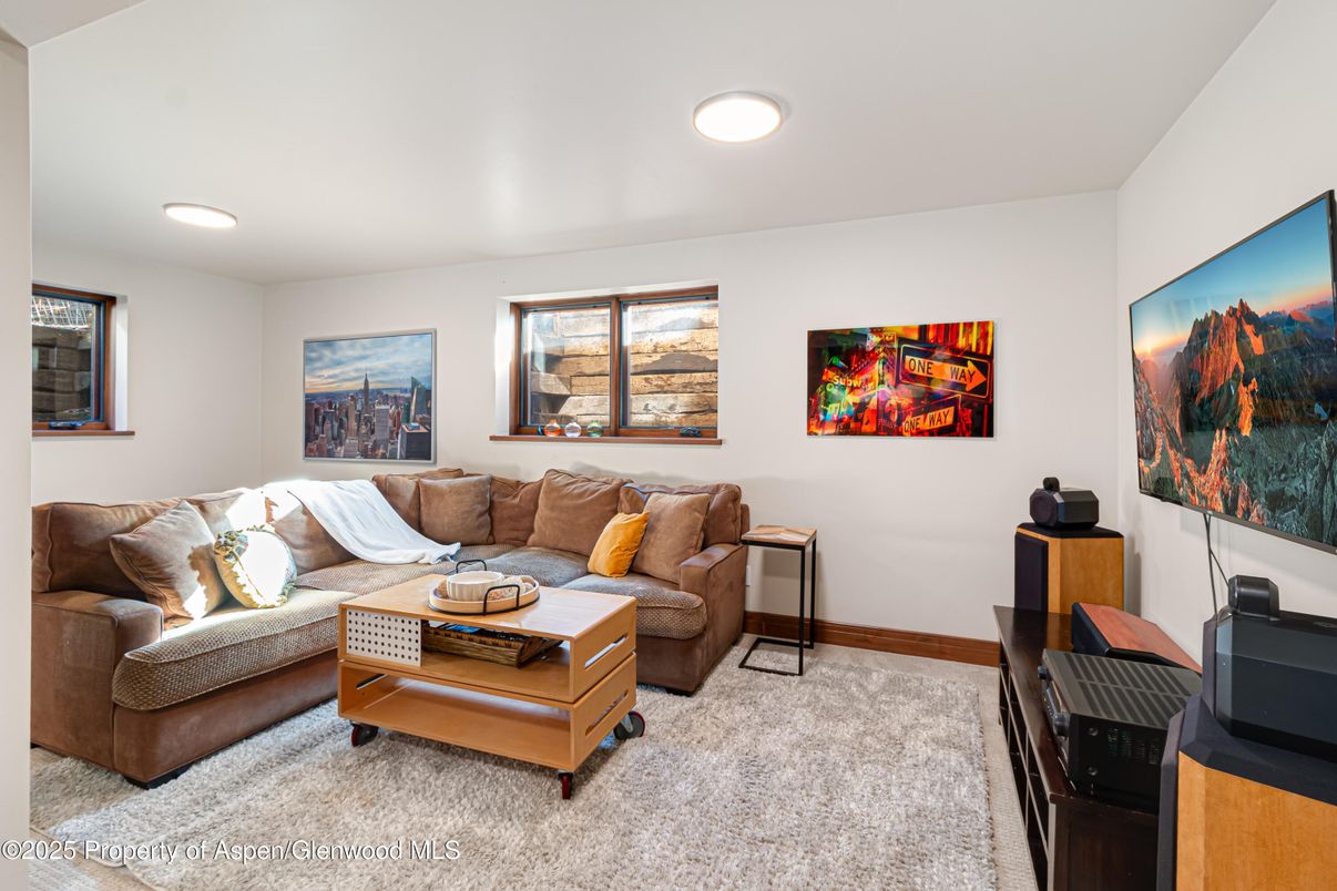 Interior, Living room, Recessed Lighting