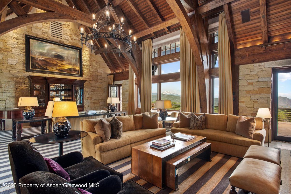 Chandelier, Interior, Living room, Stone Walls, Wooden Beams, Wooden Ceilings