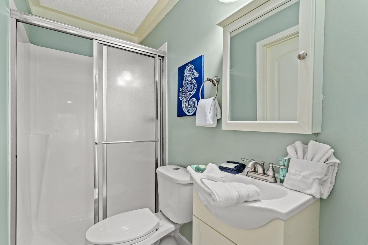 Bathroom, Glass Shower, Interior