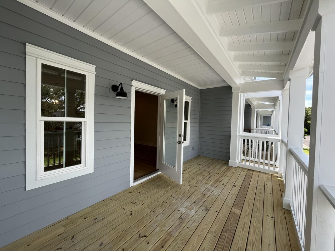 Exterior, Wood Texture Flooring