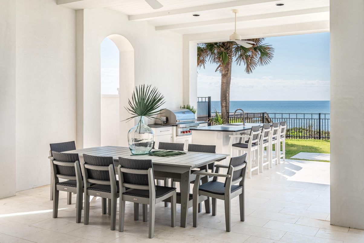 Dining room, Exterior, Interior, Water