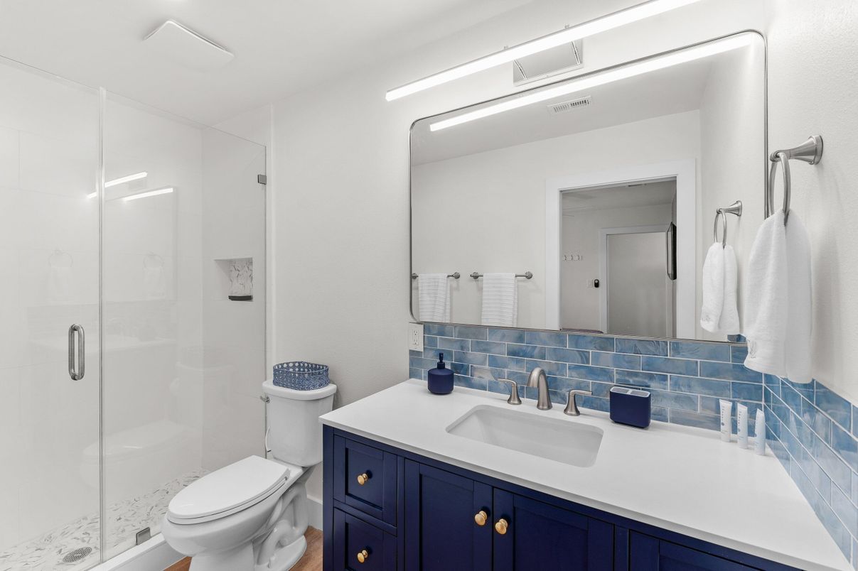 Bathroom, Glass Shower, Interior