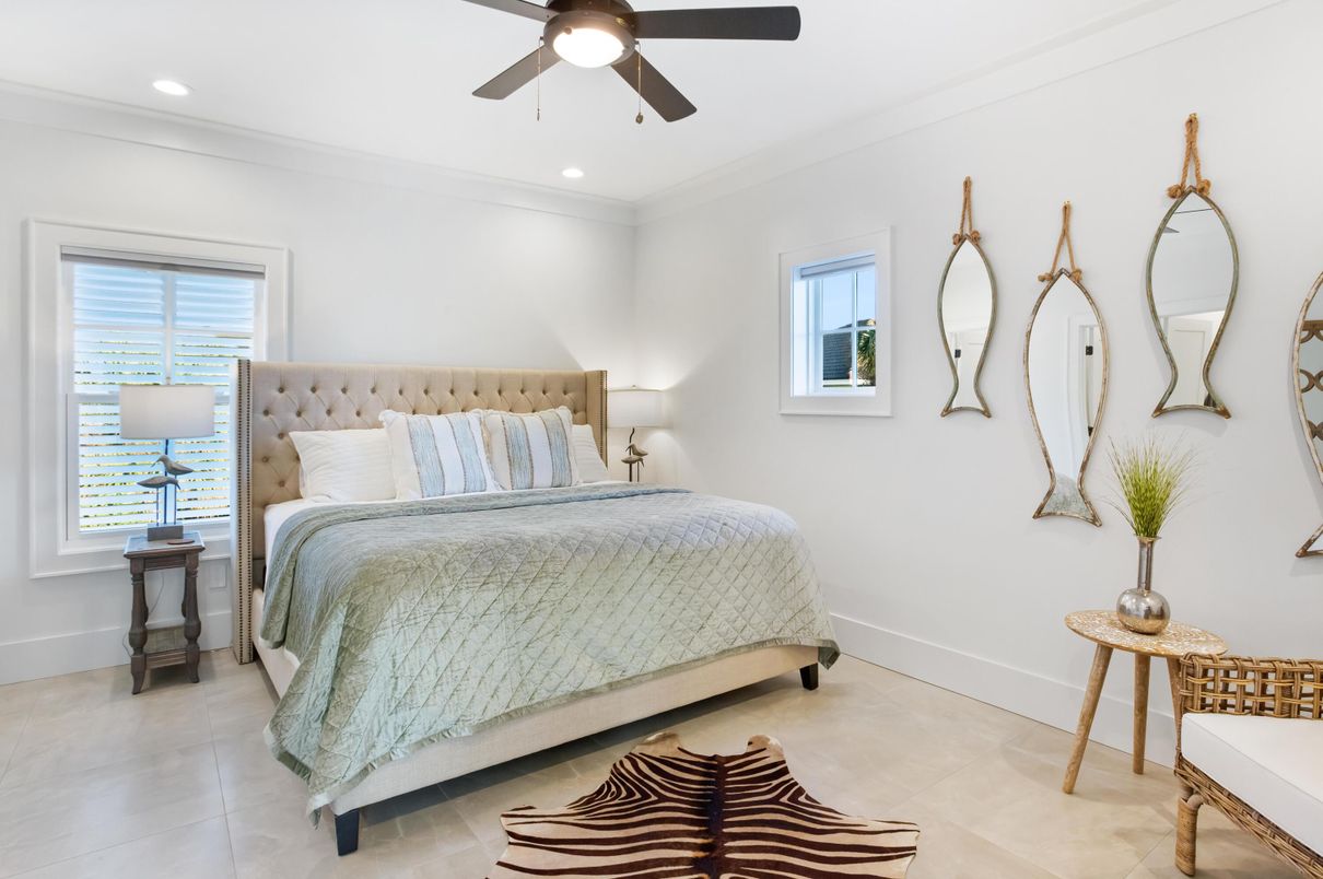 Bedroom, Interior, Recessed Lighting