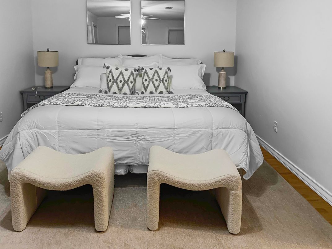 Bedroom, Interior, Wood Texture Flooring