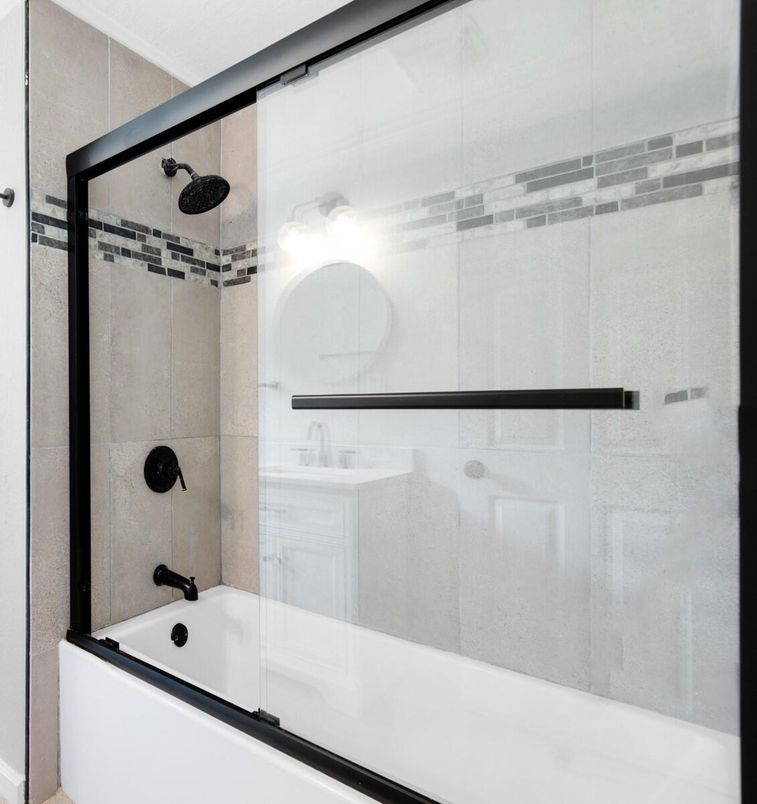 Bathroom, Glass Shower, Interior