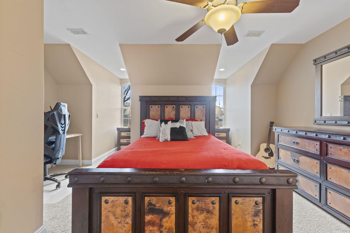 Bedroom, Interior, Recessed Lighting