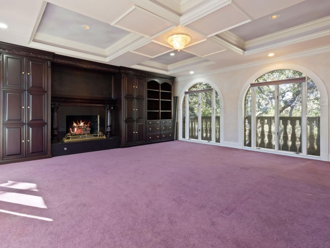 Empty room, Fireplace, Interior, Recessed Lighting