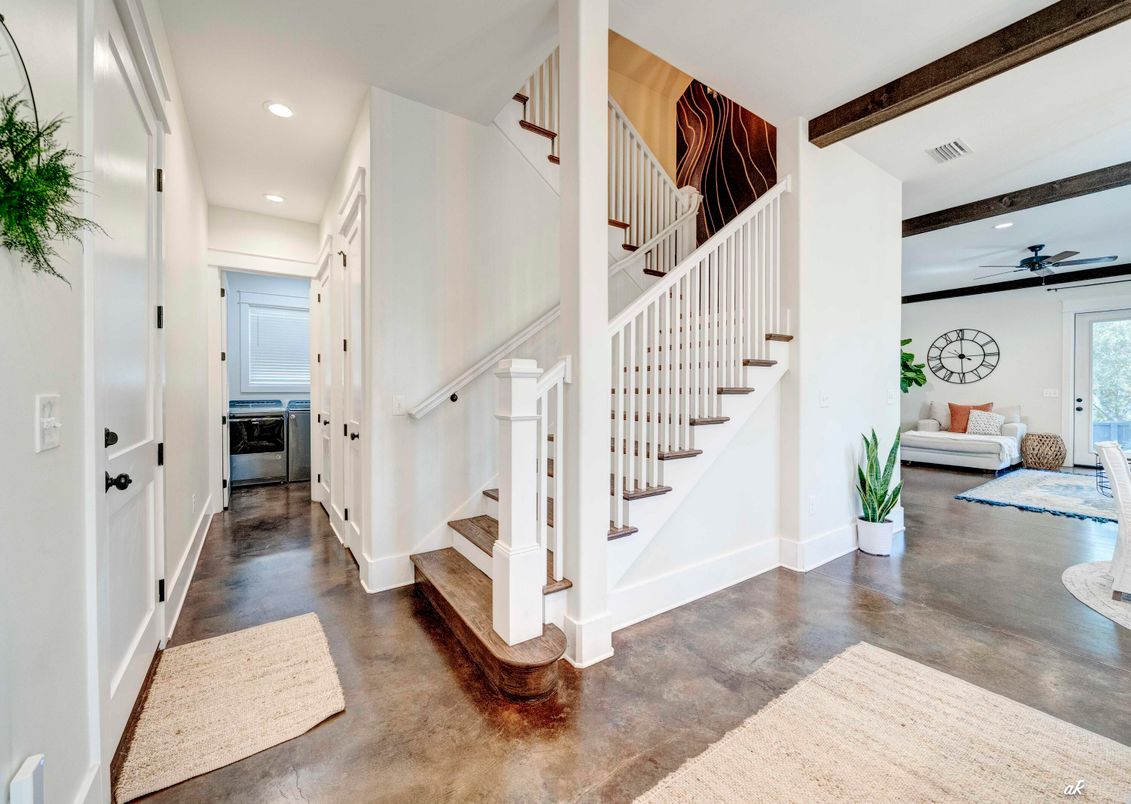Interior, Recessed Lighting, Wooden Beams