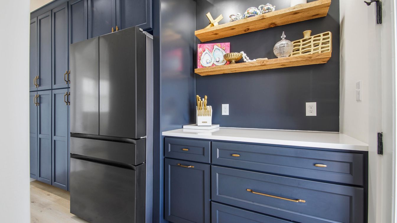 Interior, Kitchen, Wood Texture Flooring