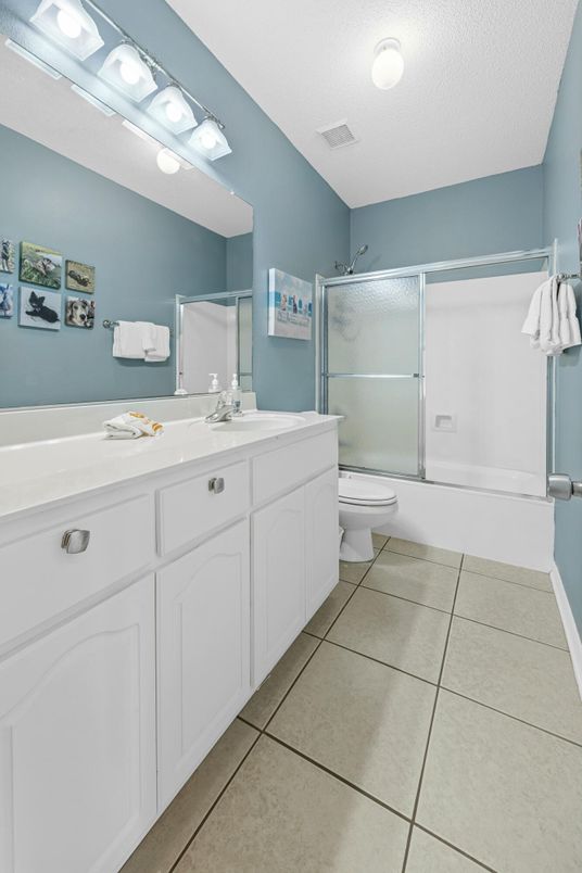 Bathroom, Dual Sink Vanities, Glass Shower, Interior
