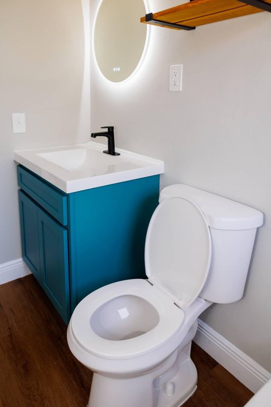 Bathroom, Interior, Wood Texture Flooring
