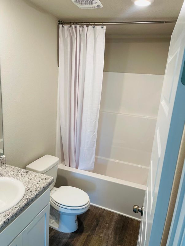 Bathroom, Interior, Wood Texture Flooring