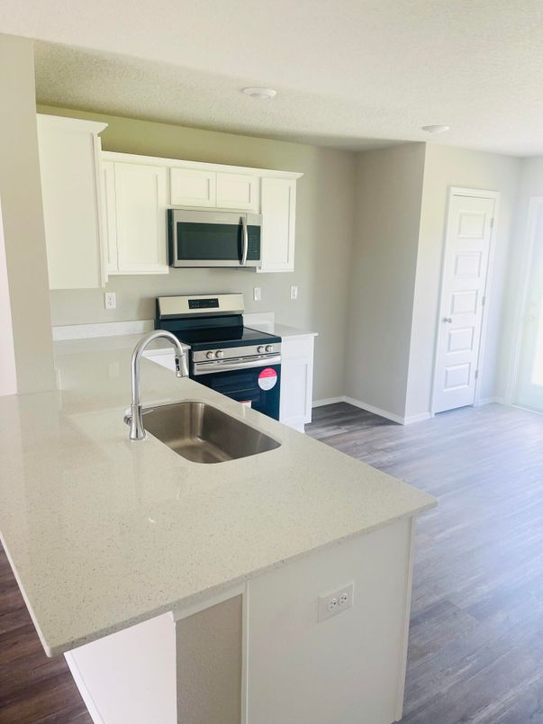Interior, Kitchen, Wood Texture Flooring
