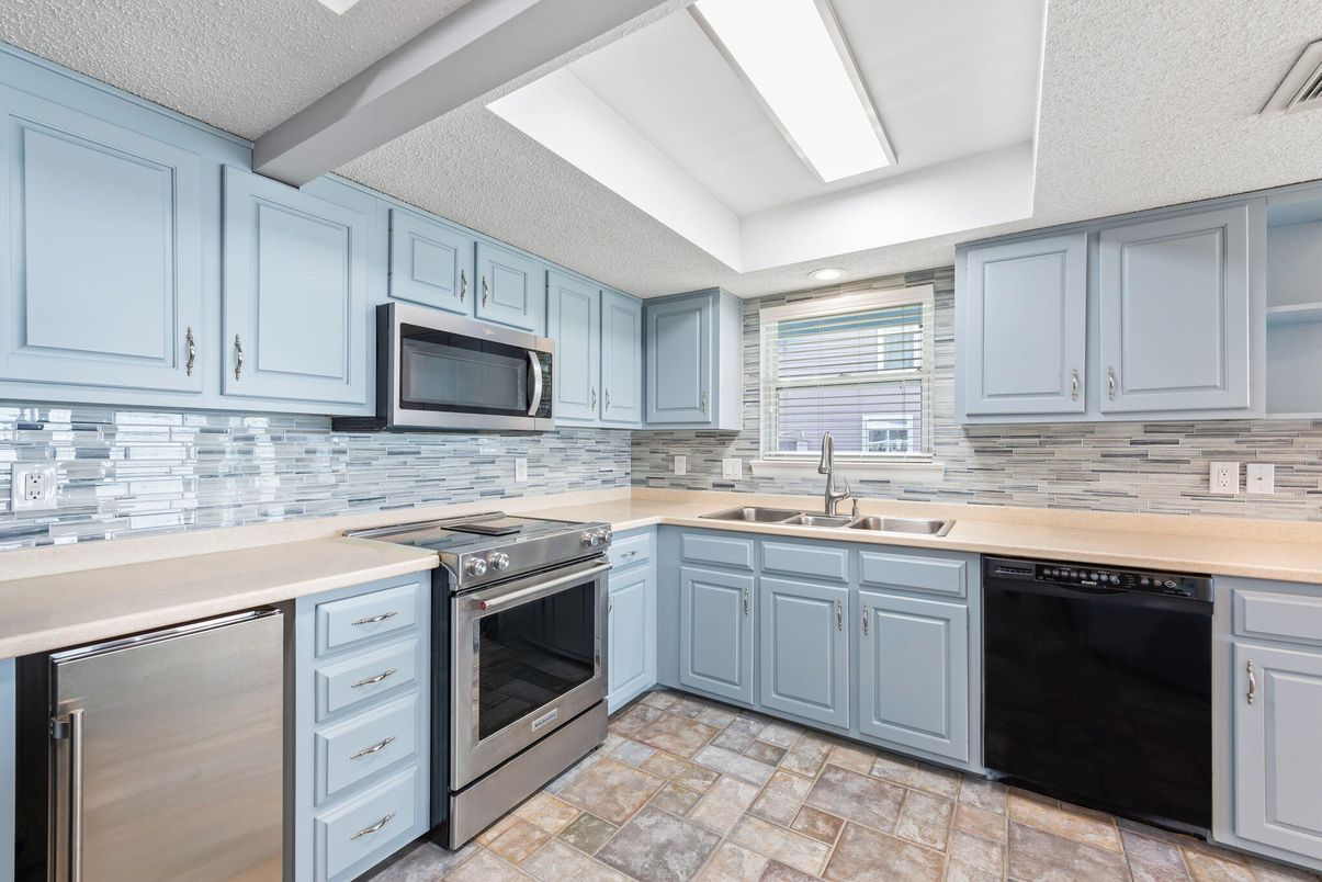 Interior, Kitchen, Recessed Lighting, Stainless Steel Appliances