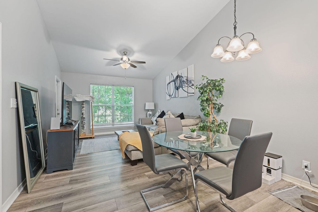 Dining room, Interior, Wood Texture Flooring