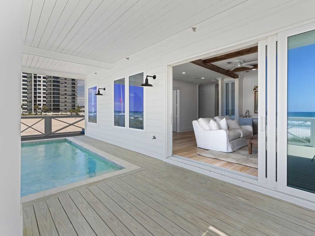 Interior, Pool, Recessed Lighting, Water, Wood Texture Flooring