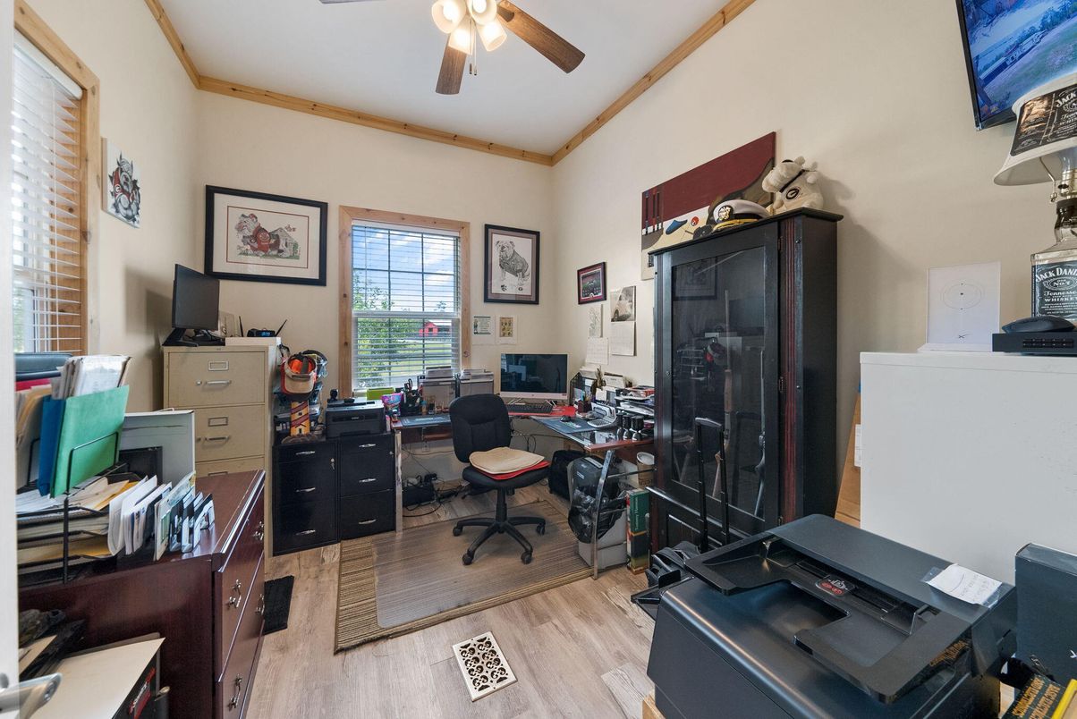 Home Office, Interior, Wood Texture Flooring
