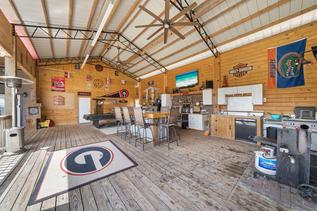 Dining room, Interior, Kitchen, Wooden Beams, Wood Texture Flooring, Wooden Walls