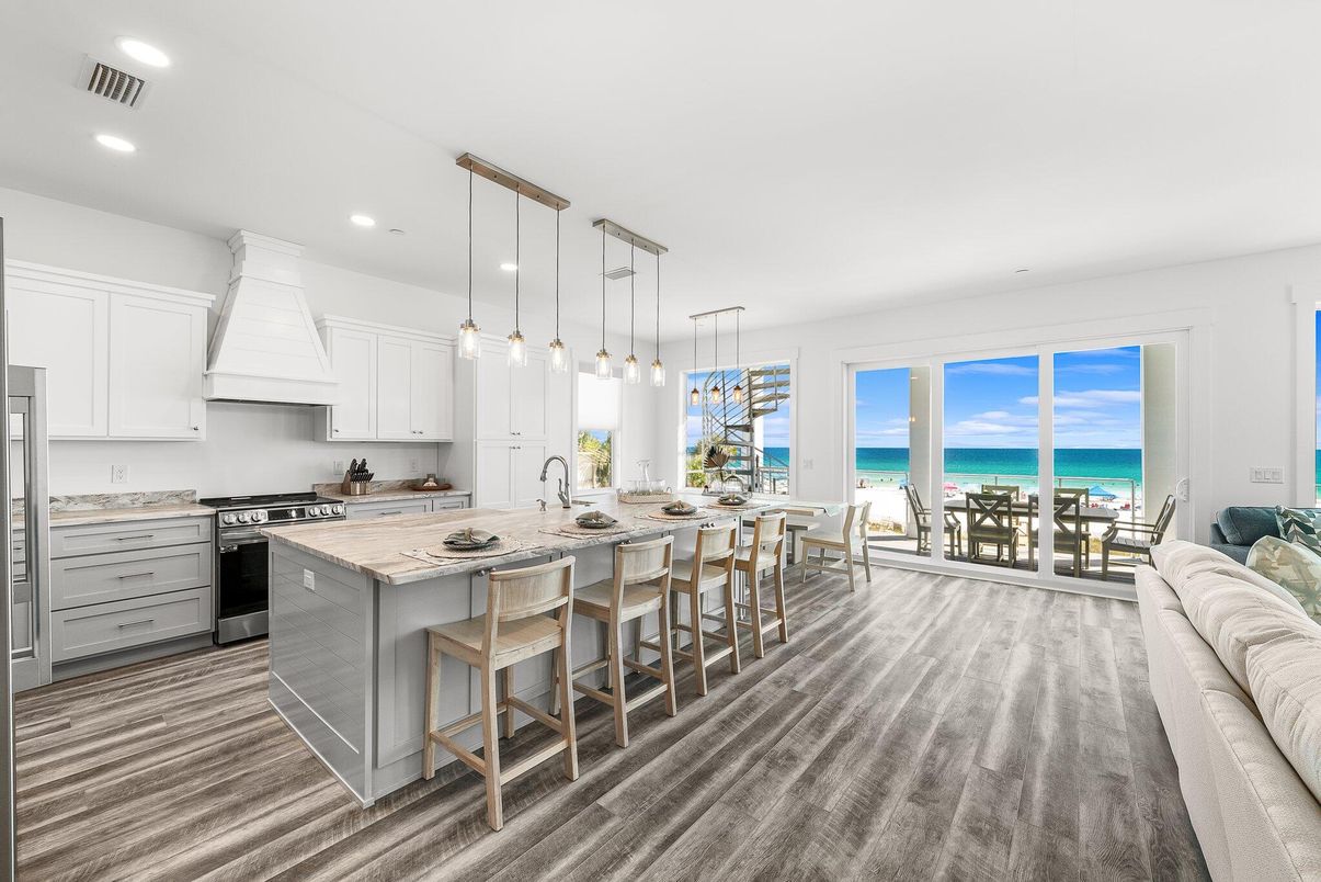 Interior, Kitchen, Pendant Lights, Recessed Lighting, Water