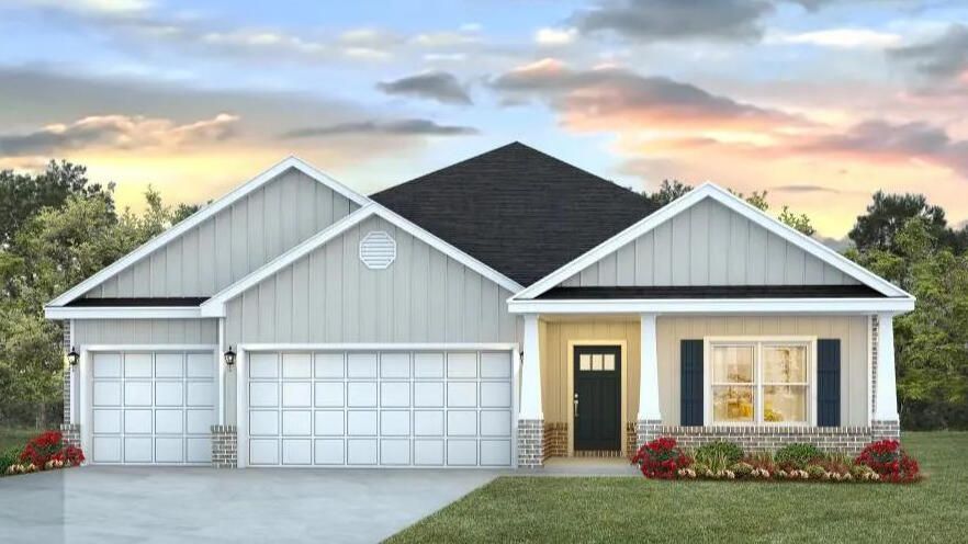 Attached, Exterior, Facade, Farmhouse