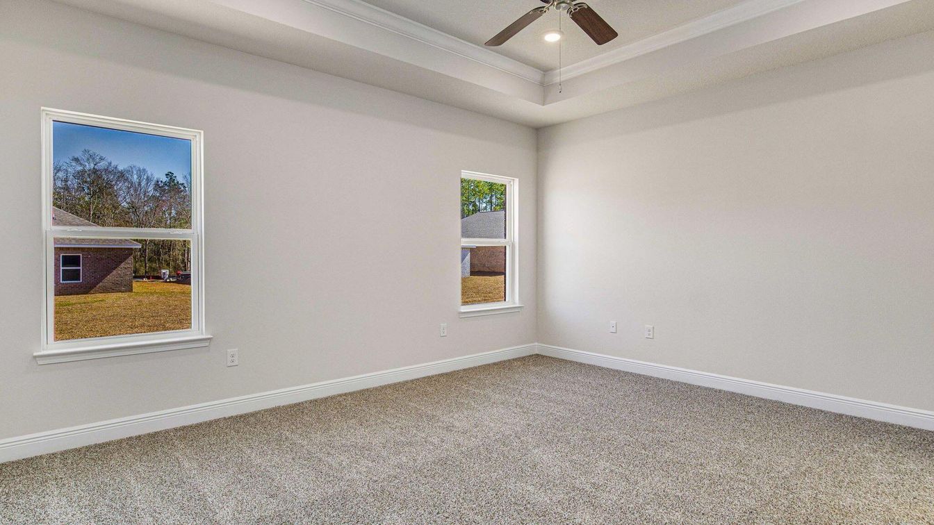 Empty room, Interior, Recessed Lighting