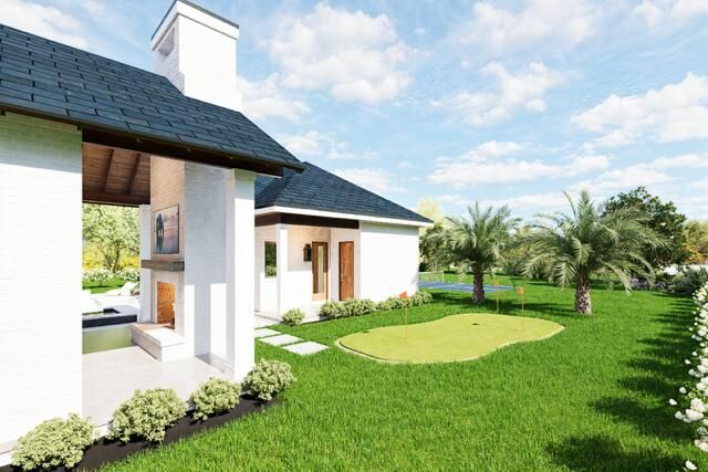 Backyard, Exterior
