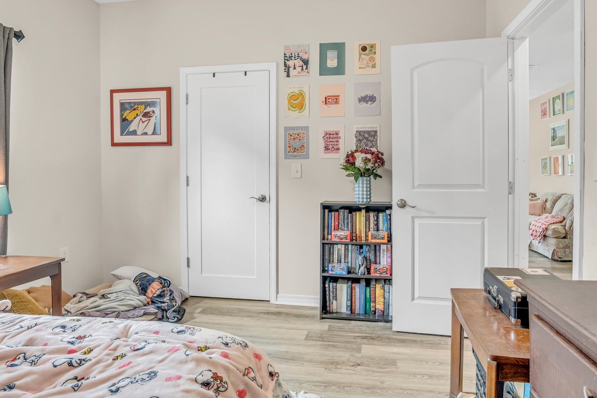 Bedroom, Interior, Wood Texture Flooring