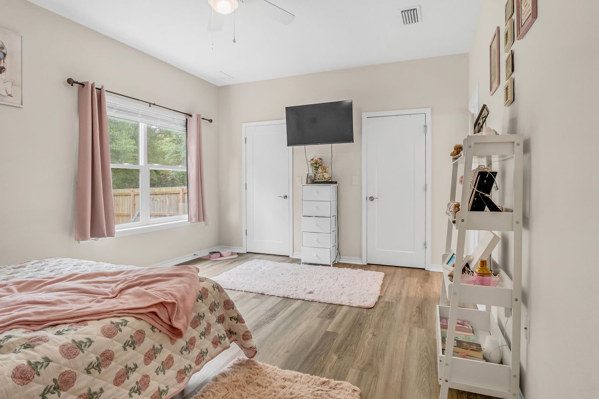 Bedroom, Interior, Wood Texture Flooring