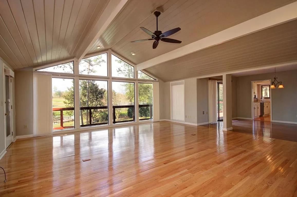 Empty room, Interior, Wood Texture Flooring
