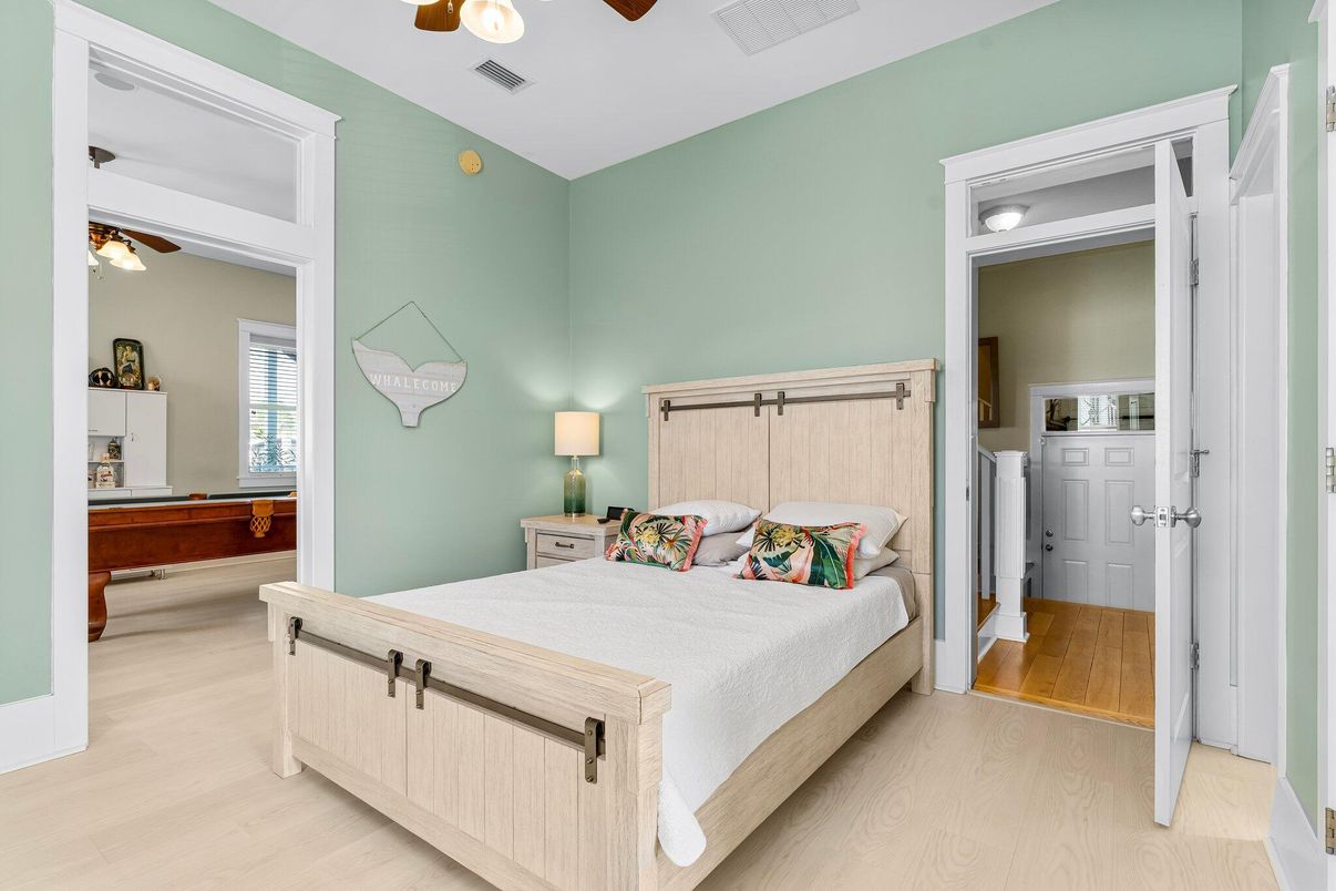 Bedroom, Interior, Wood Texture Flooring