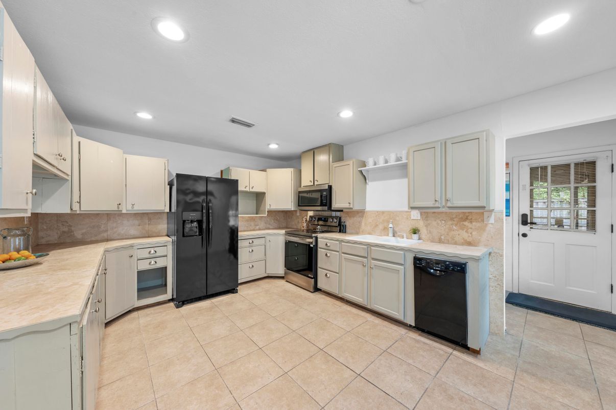 Interior, Kitchen, Recessed Lighting, Stainless Steel Appliances