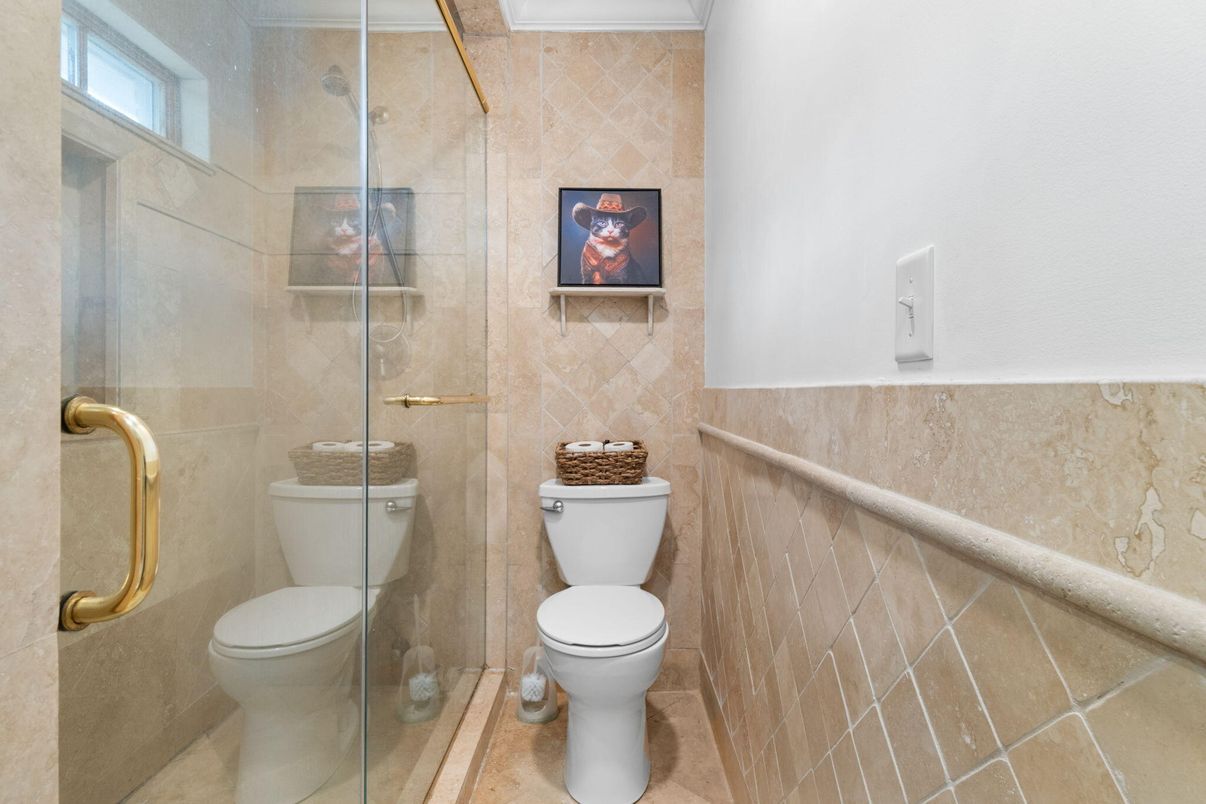 Bathroom, Glass Shower, Interior