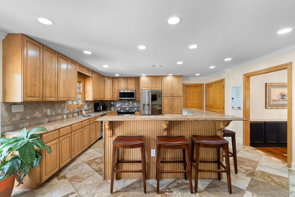 Interior, Kitchen, Recessed Lighting, Stainless Steel Appliances